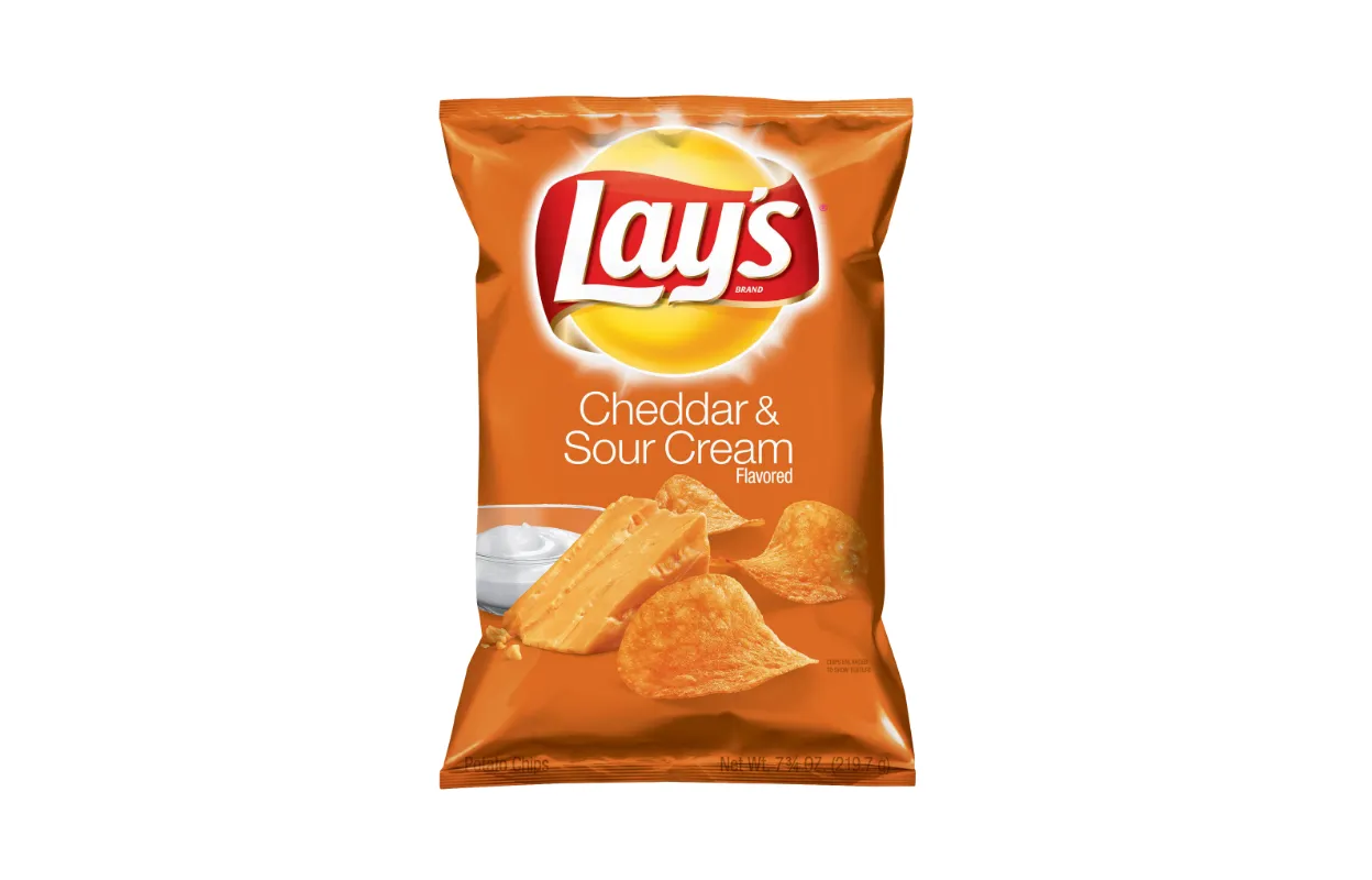 lays chips Cheddar sour cream